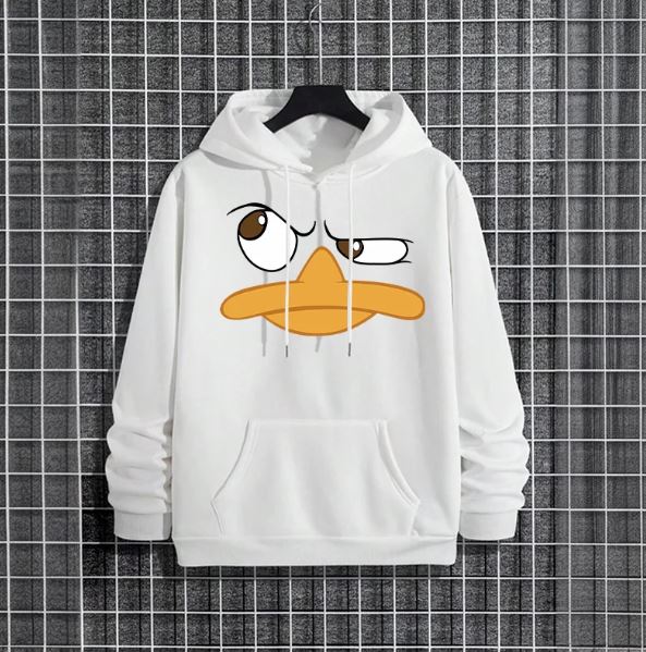 Funny Duck Men Hoodies