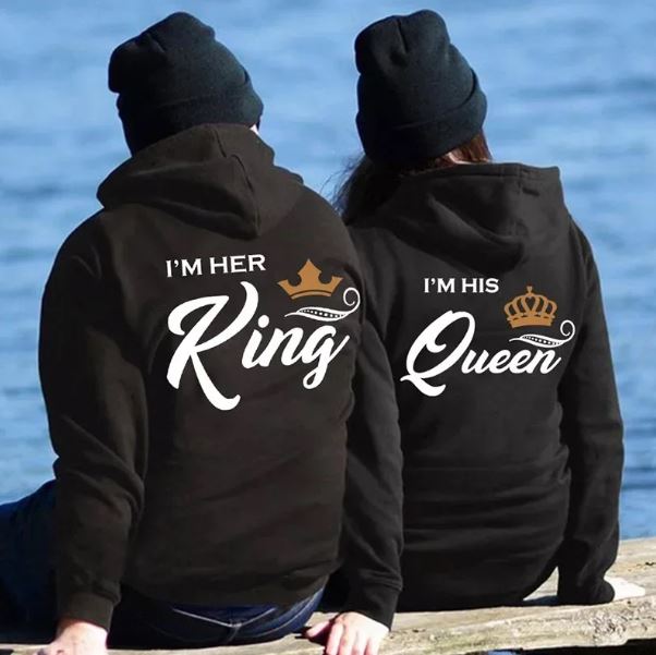 King and Queen Lover Hoodies