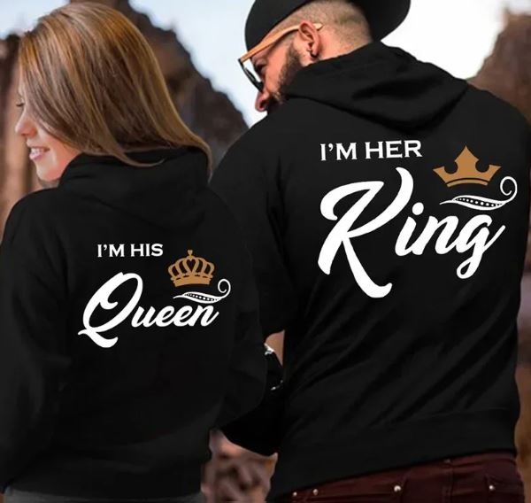 King and Queen Lover Hoodies