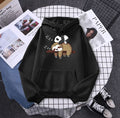 Panda Lying On A Sloth Prints Women Pullovers Hoodie