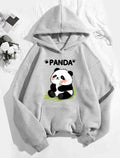 Cute Panda Print Women’s Hoodie